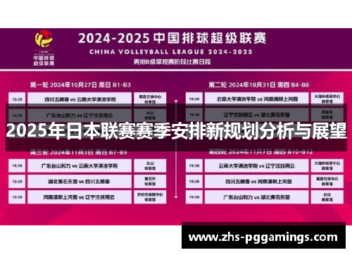 2025年日本联赛赛季安排新规划分析与展望